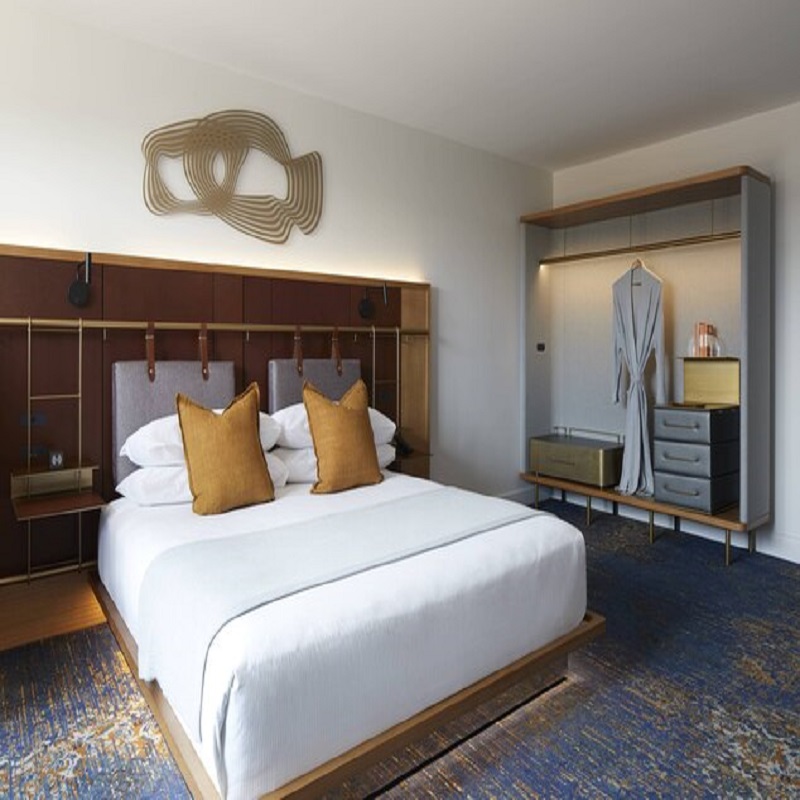 CFP1805 Camera King pentru oaspeți Mobilă de amenajare a hotelului Dulap pentru dulapuri Rack pentru bagaje